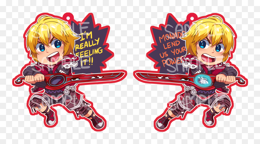 Shulk Acrylic Charm Prototype Is Done I Am Pleased - Shulk Charm, HD Png Download - shulk png