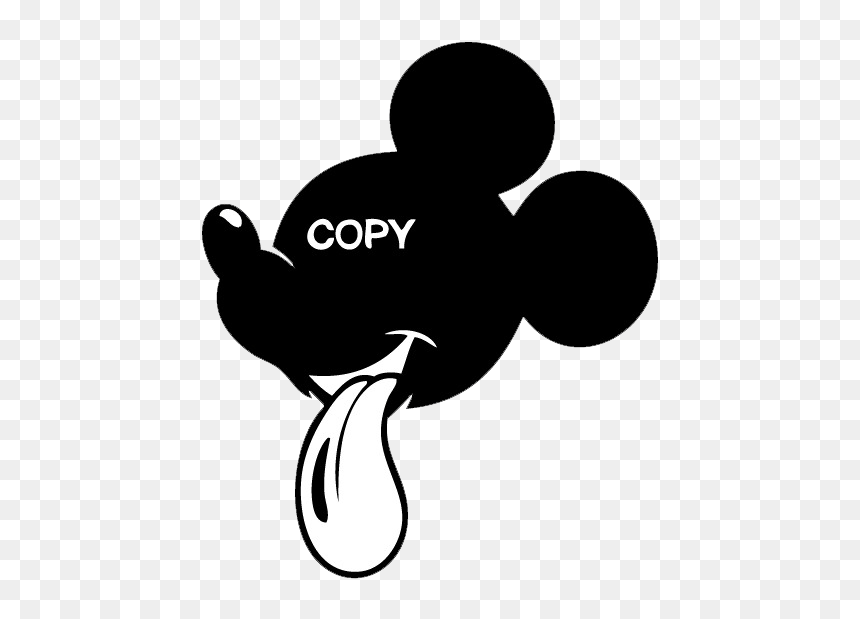 Mickey Mouse Animation - มิ ก กี้ เม้าส์ สี ดำ, HD Png Download - mickey silhouette png