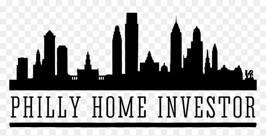 Investment Properties In Philadelphia - Outline Philadelphia Skyline Black And White, HD Png Download - philadelphia skyline silhouette png