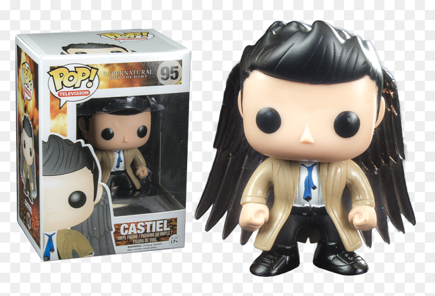 Funko Pop Supernatural Castiel, HD Png Download - castiel png