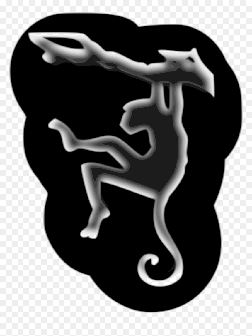Monkey-silhouette Clip Arts - Monkey, HD Png Download - monkey silhouette png