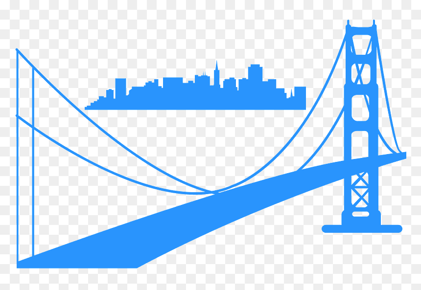 San Francisco, HD Png Download - san francisco skyline silhouette png