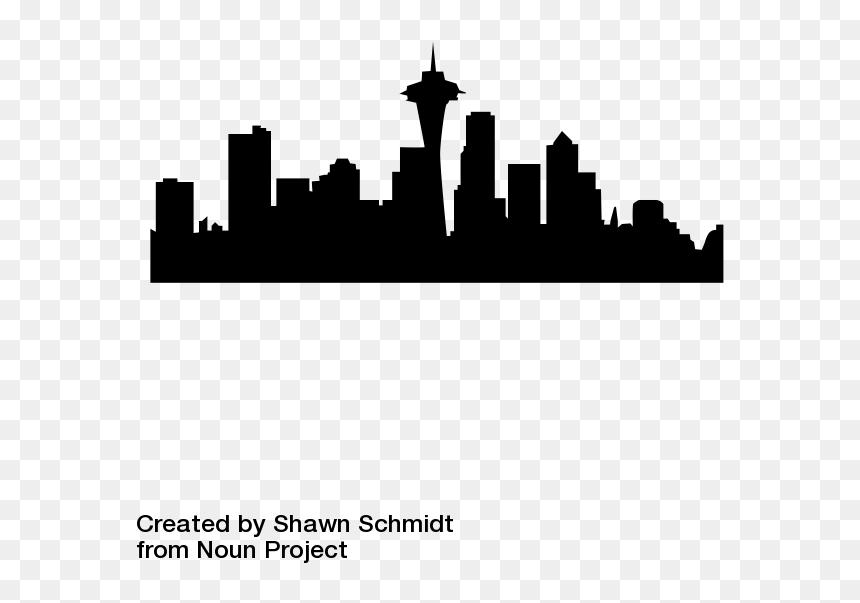 House By Rose Alice Design From The Noun Project - Gas Works Park, HD Png Download - town silhouette png