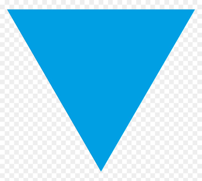 Electric Blue, HD Png Download - blue triangle png