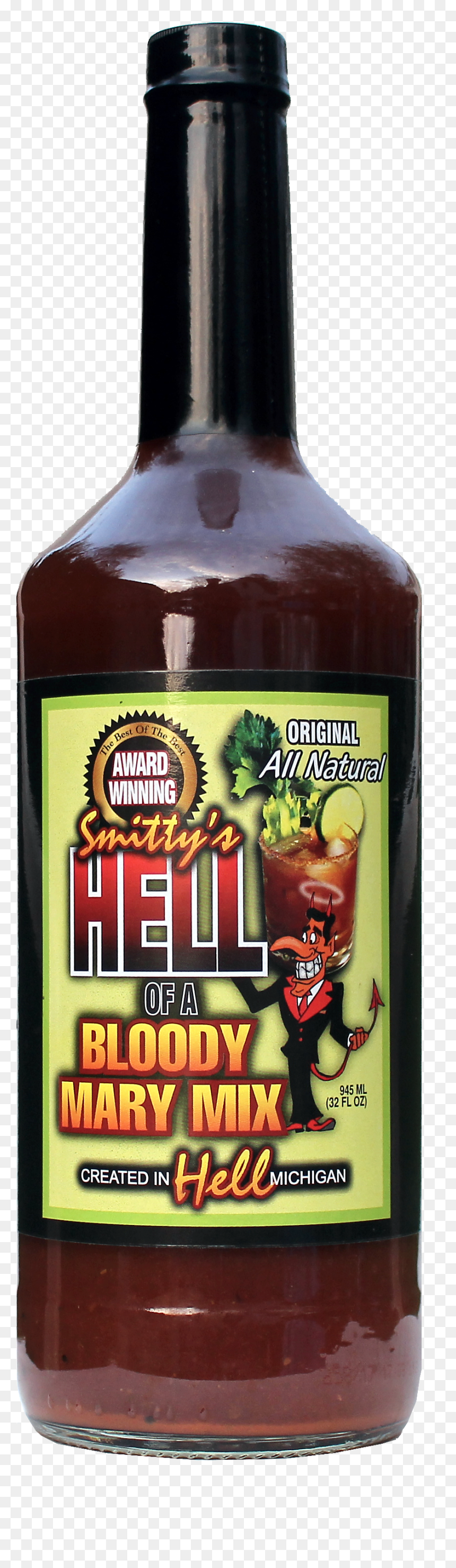 Bloody Mary - Glass Bottle, HD Png Download - bloody mary png