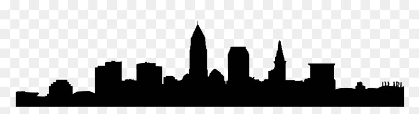 The Zen Of Skyline Silhouettes Phi Mu Alpha Sinfonia - Cleveland Skyline Silhouette Png, Transparent Png - philadelphia skyline silhouette png