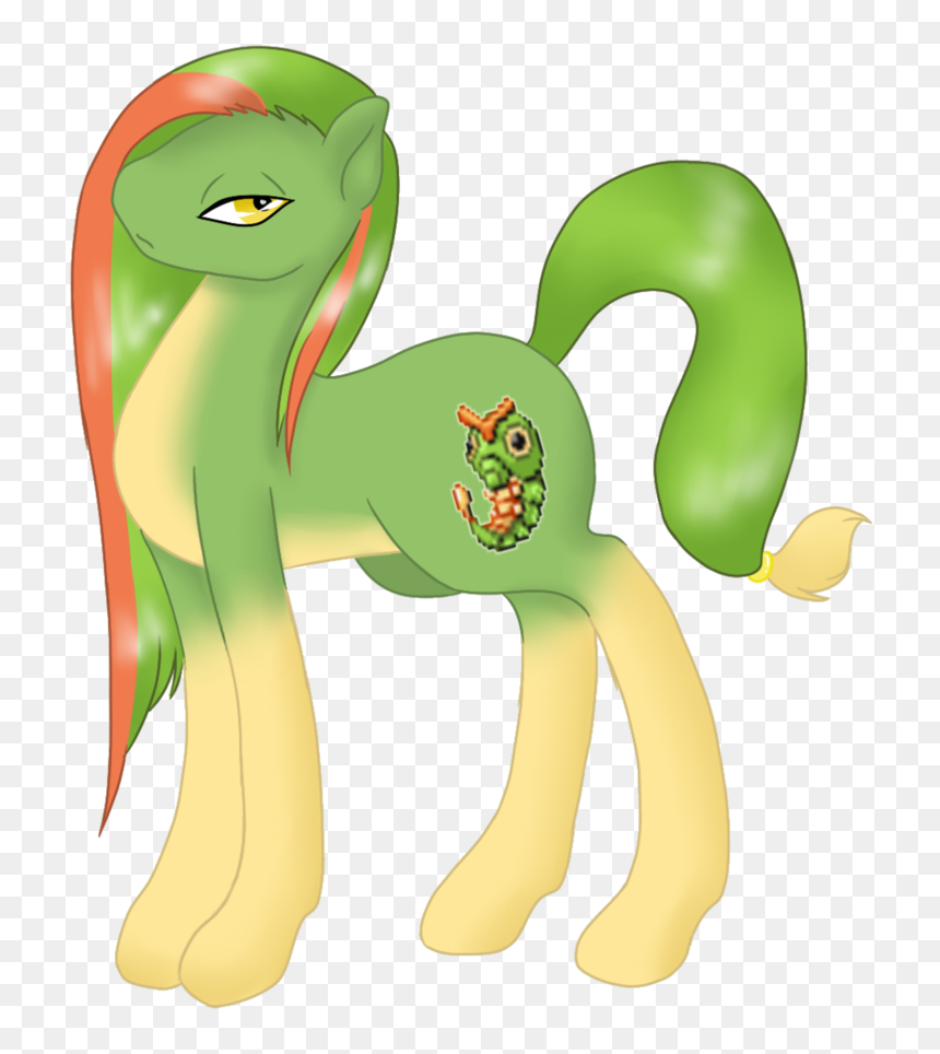 Katze Des Grauens, Caterpie, Pokémon, Ponified, Safe, - Cartoon, HD Png Download - caterpie png