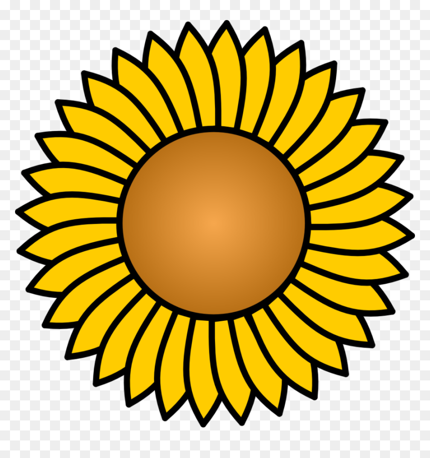 Sunflower Vector Clipart Best Clipart Best, HD Png Download - sunflower vector png