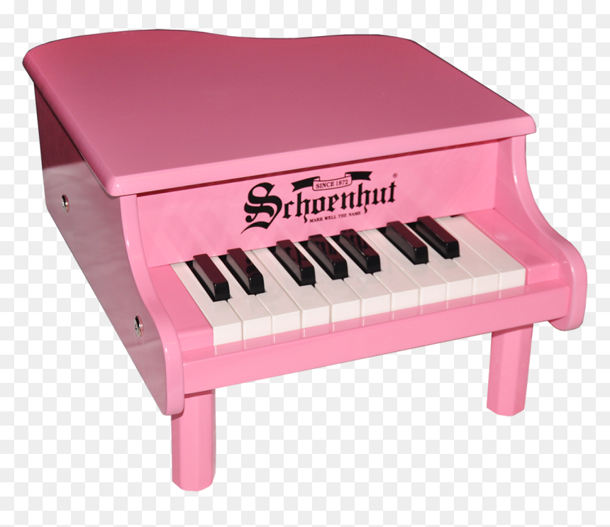 Schoenhut Mini Grand Piano 18-key Pink - Baby Schoenhut Piano, HD Png Download - grand piano png