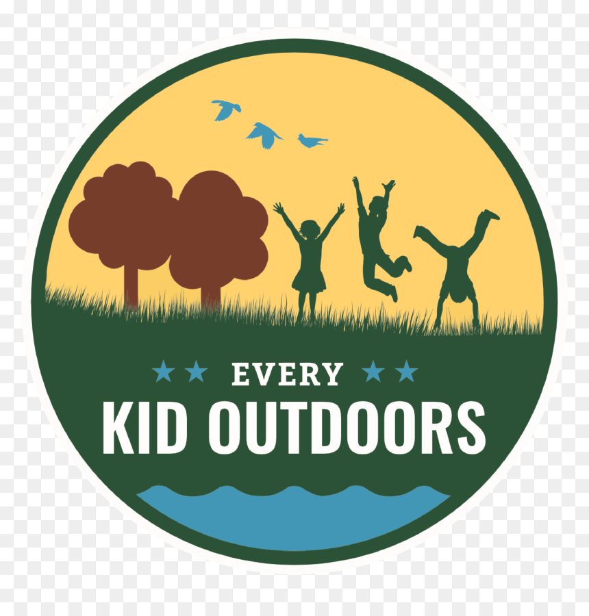 Every Kid Outdoors Logo - Every Kid Outdoors Program, HD Png Download - kids silhouette png