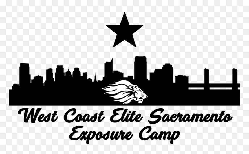 Sacramento Skyline Silhouette, HD Png Download - san francisco skyline silhouette png
