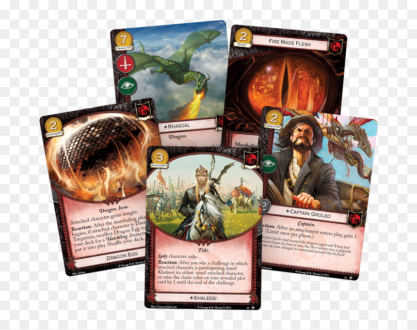 Game Of Thrones Lcg Second Edition Dragons, HD Png Download - game of thrones dragon png