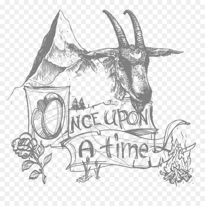 Drawings Of Fairy Tales, HD Png Download - goat horns png