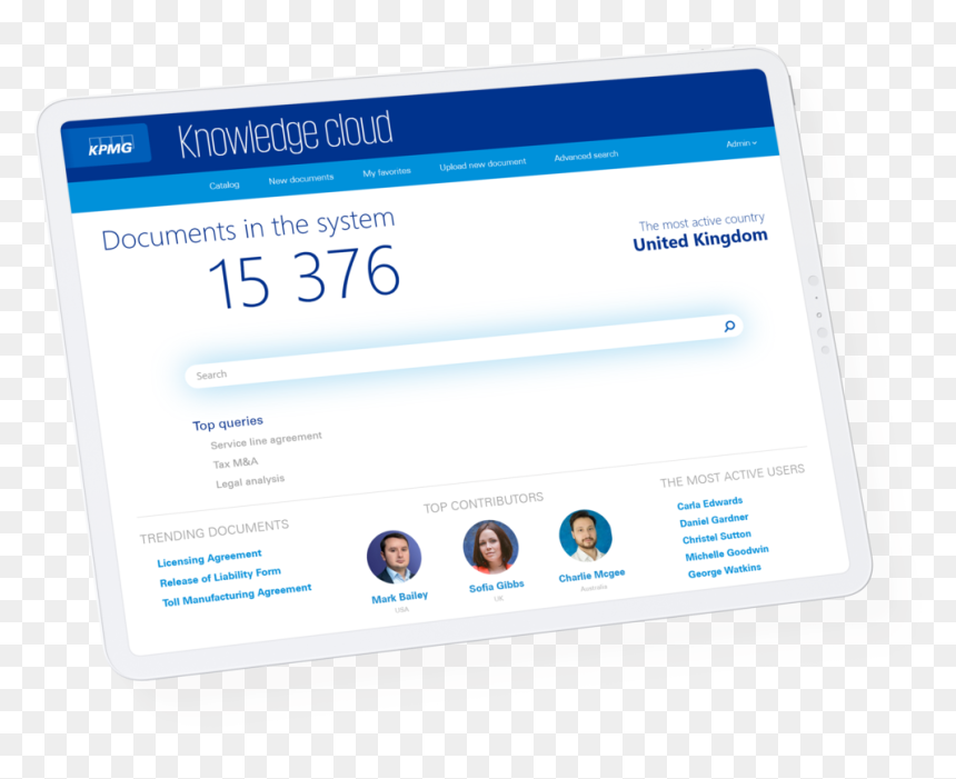 Screenshot, HD Png Download - kpmg logo png