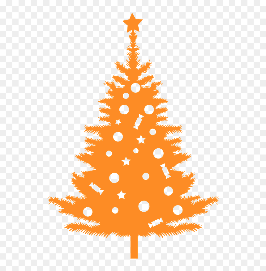 Christmas Tree, HD Png Download - christmas tree silhouette png