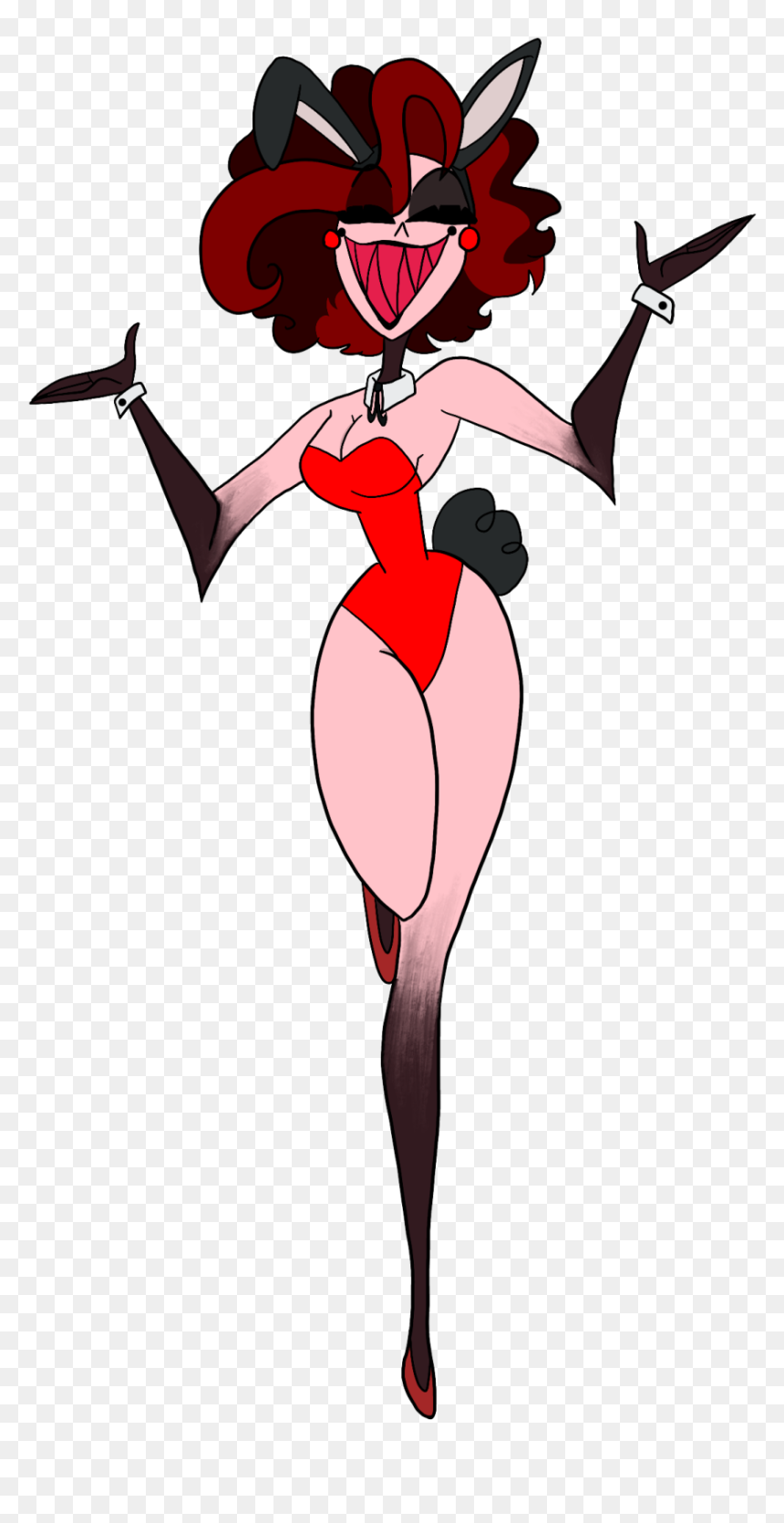 Image - Hazbin Hotel Jezebel, HD Png Download - playboy bunny logo png