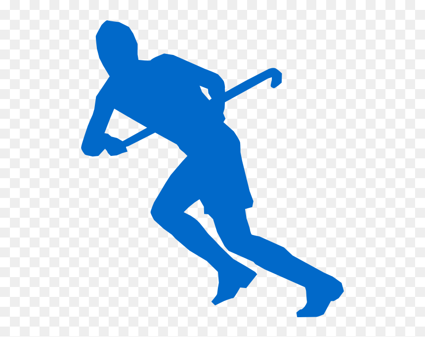 Silhouette Vector Image Of Grass Hockey Team Member - Feldhockey Clipart, HD Png Download - baseball silhouette png