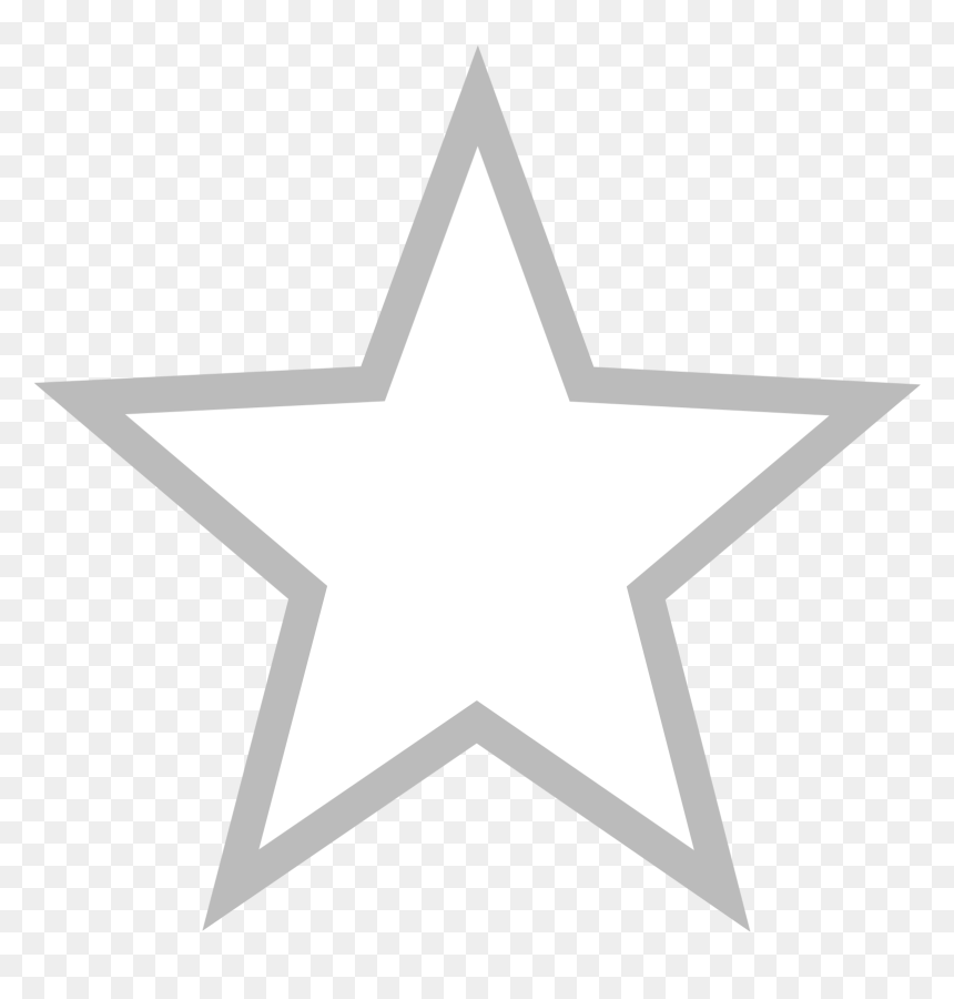 White Transparent Background Star, HD Png Download - star background png