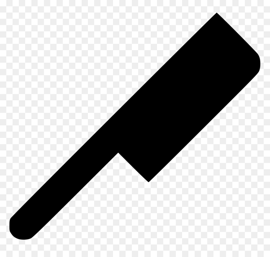 - Knife Of Butcher Black And White Png , Png Download - Knife Of Butcher Black And White Png, Transparent Png - butcher knife png