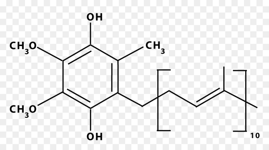 Ubiquinol Molecule - Coenzyme Q, HD Png Download - molecule png