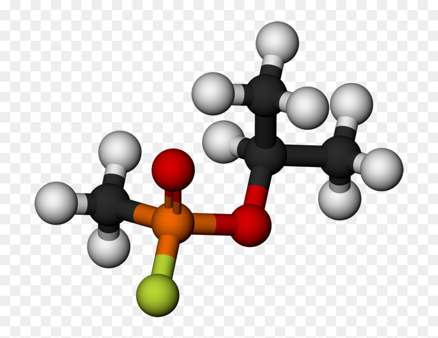 Molecule Png - Sarin Molecule, Transparent Png - molecule png