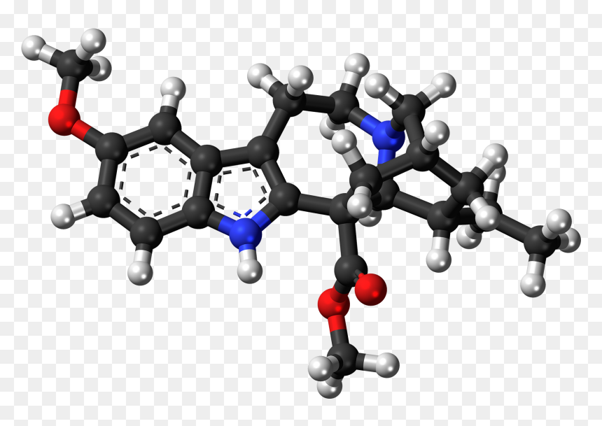 Voacangine Molecule Ball - Molecule, HD Png Download - molecule png
