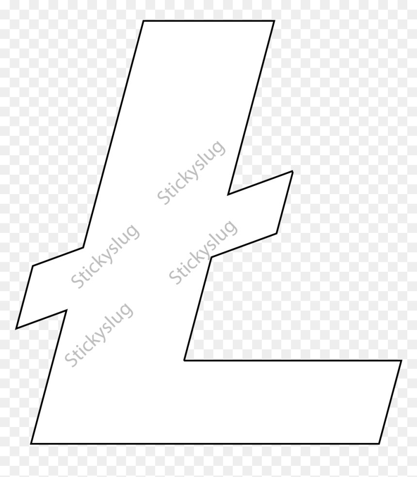 Logo Litecoin Png , Png Download - Monochrome, Transparent Png - litecoin png