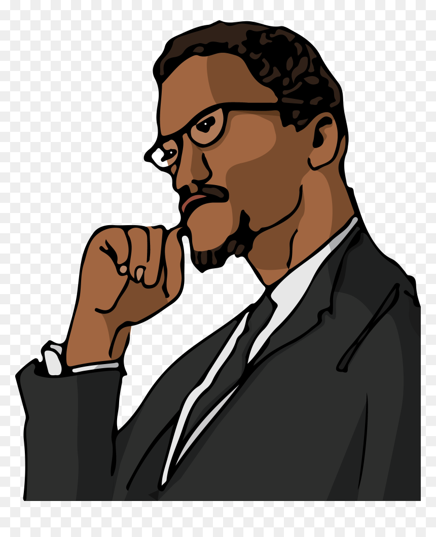 Malcolm X House Site , Png Download - Malcolm X Cartoon Drawing, Transparent Png - malcolm x png