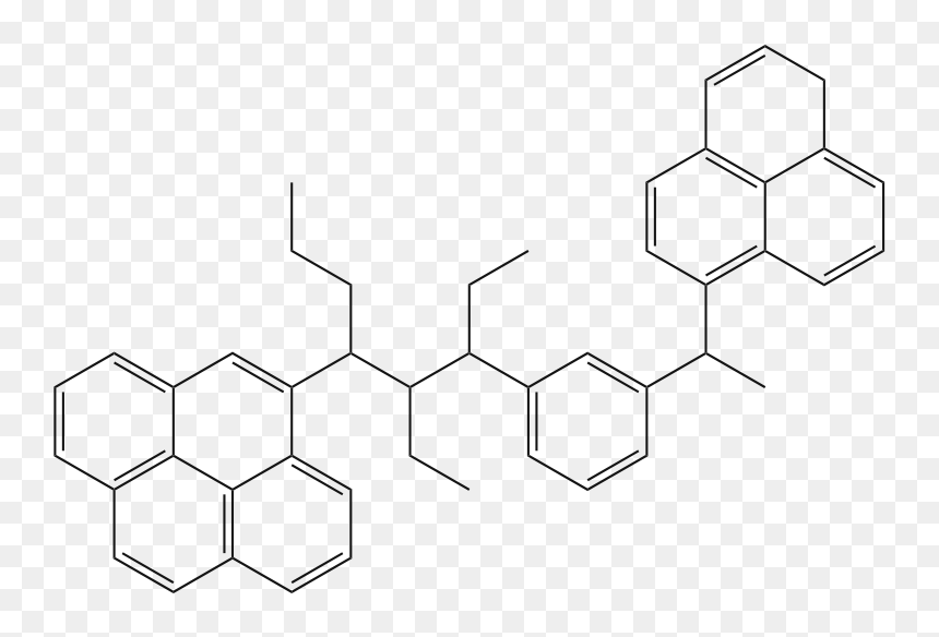 Method Of Preparation Of Phenanthrene, HD Png Download - molecule png