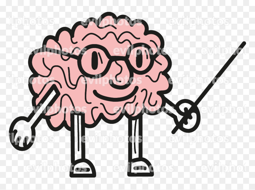 Brain Drawing Vector And Stock Photo - Drawing, HD Png Download - brain outline png