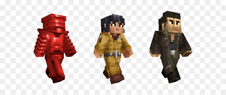 Star Wars Sequel Skin Minecraft, HD Png Download - poe dameron png