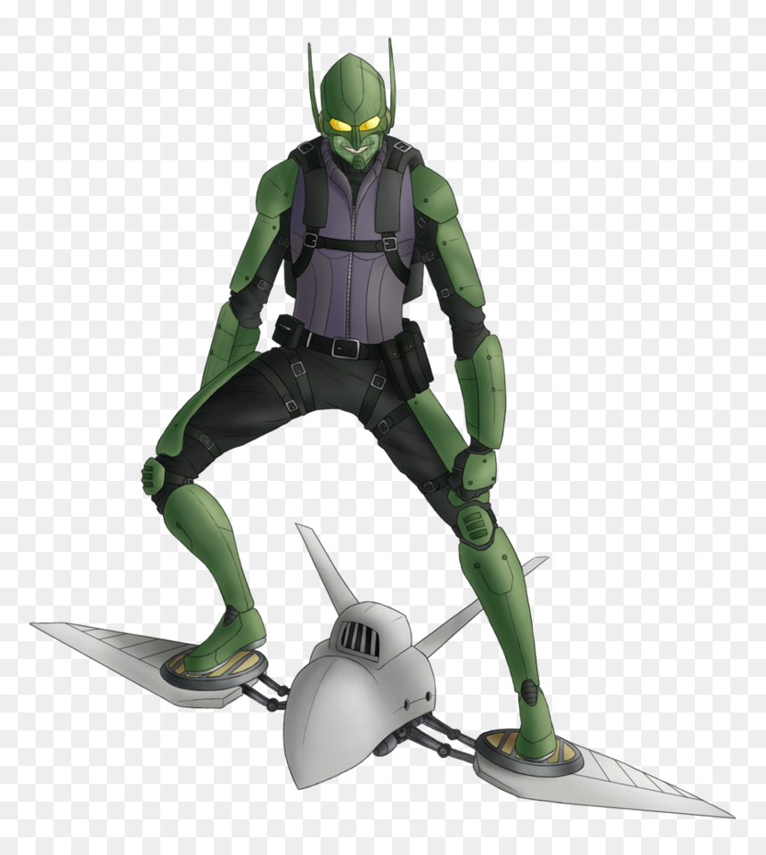 002 Green Goblin - Green Goblin Spider Man Villains, HD Png Download - green goblin png