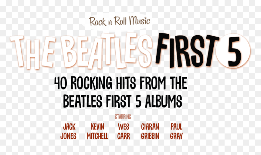 The Beatles First Five Logo - Calligraphy, HD Png Download - the beatles logo png