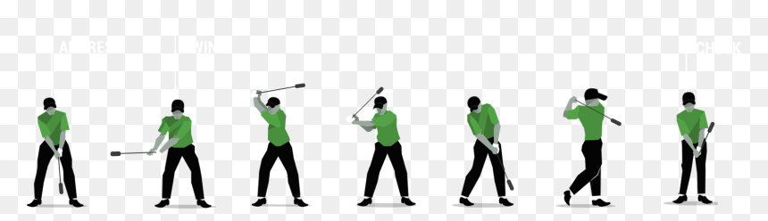 Golf Swing Png - Transparent Golf Silhouette Png, Png Download - swing png