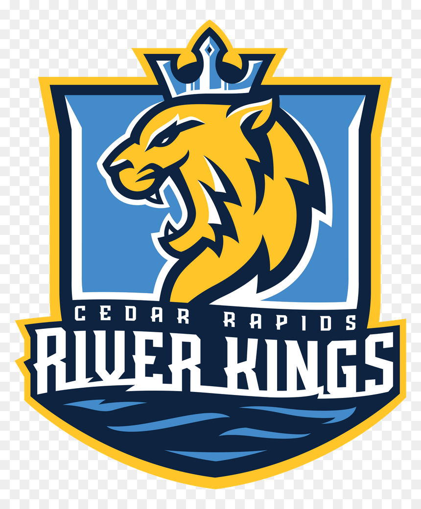 Transparent River Clip Art - Cedar Rapids River Kings, HD Png Download - kings logo png