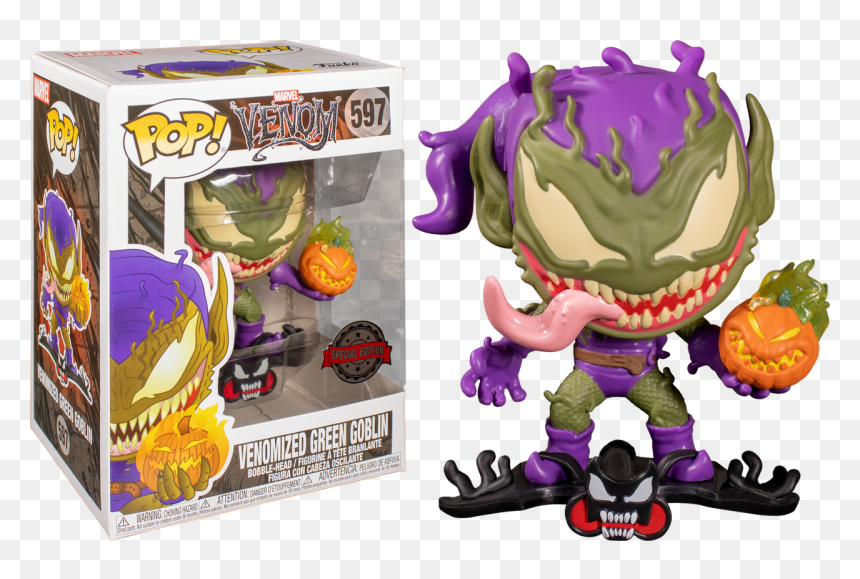 Funko Pop Venomized Green Goblin, HD Png Download - green goblin png