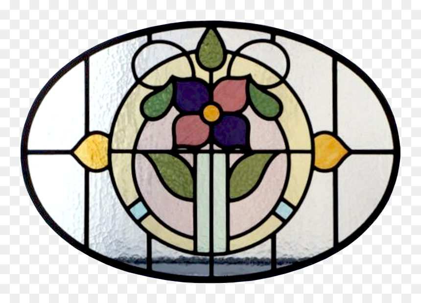 Transparent Stained Glass Clipart - Stained Glass, HD Png Download - glass panel png