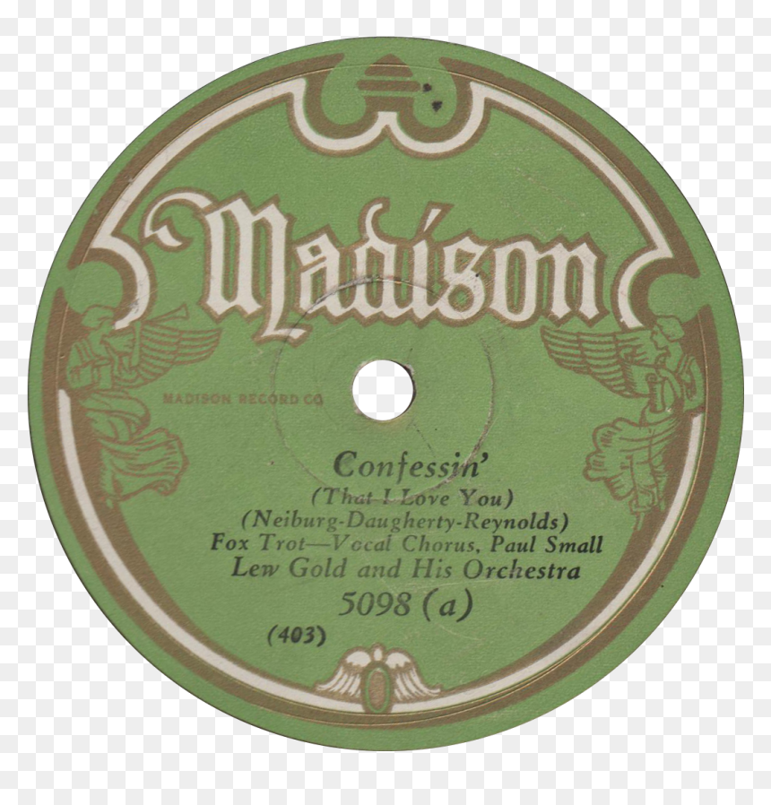 Confessin - Madison Dance, HD Png Download - gold record png