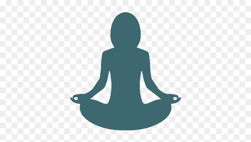 Yoga And Counselling - Sitting, HD Png Download - yoga silhouette png