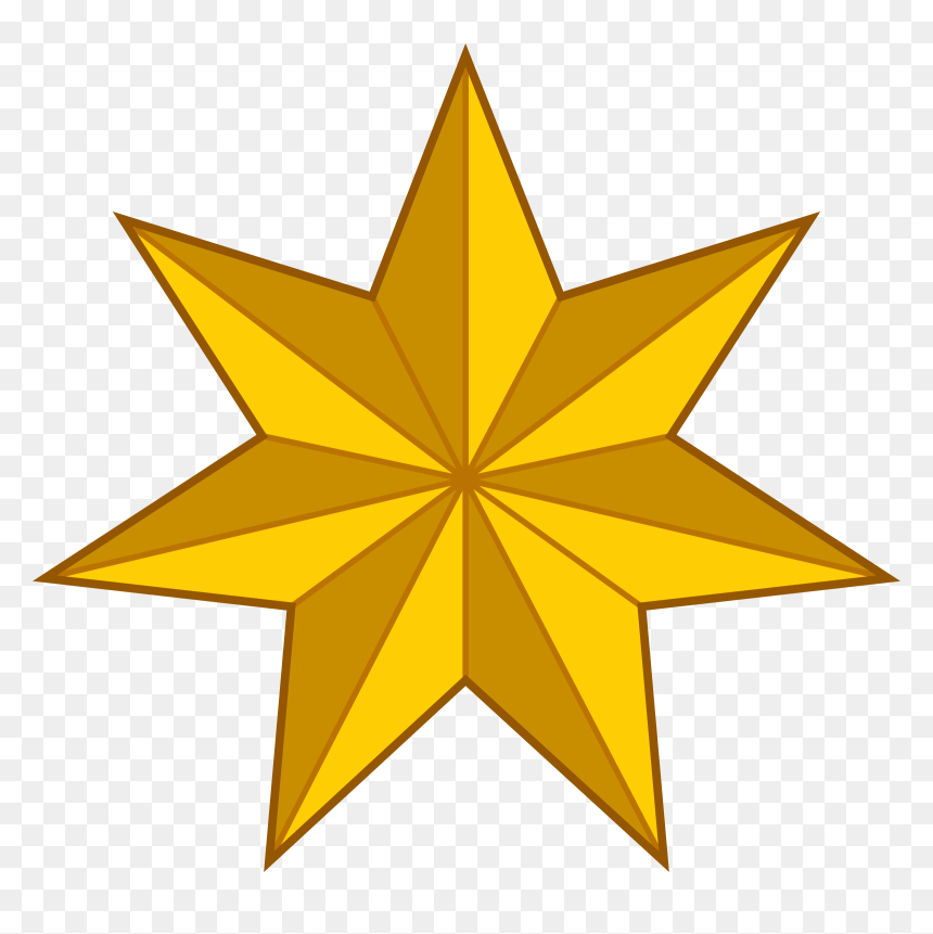Commonwealth Star Clip Arts - Star Coat Of Arms, HD Png Download - orange star png