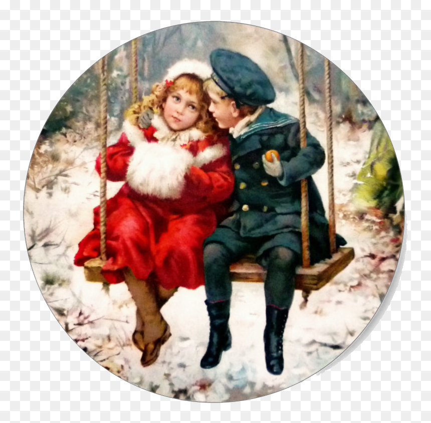 Vn-29, Bear On A Swing - Country Life Advent Calendar, HD Png Download - swing png