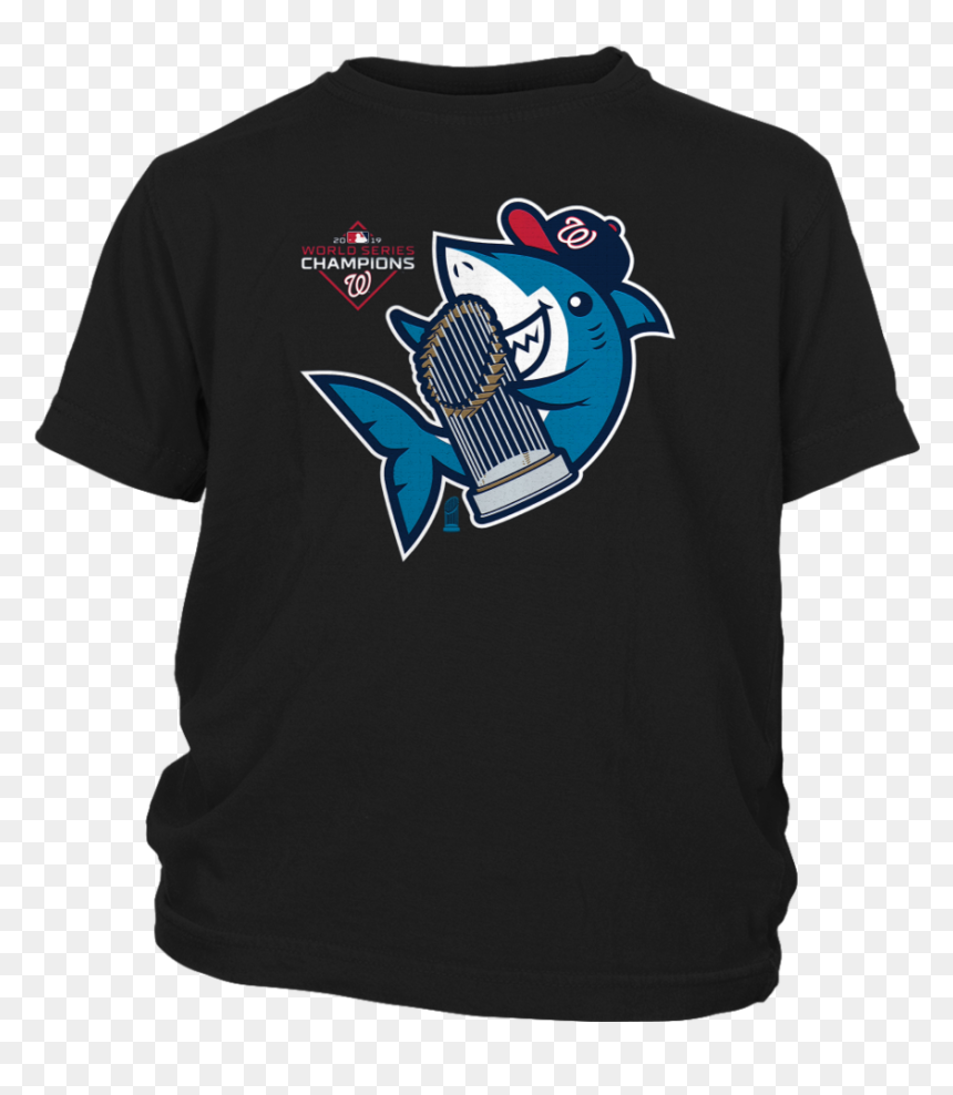 World Series Champions Trophy Shark T-shirt - Black Metal Against Antifa Shirt, HD Png Download - world series trophy png