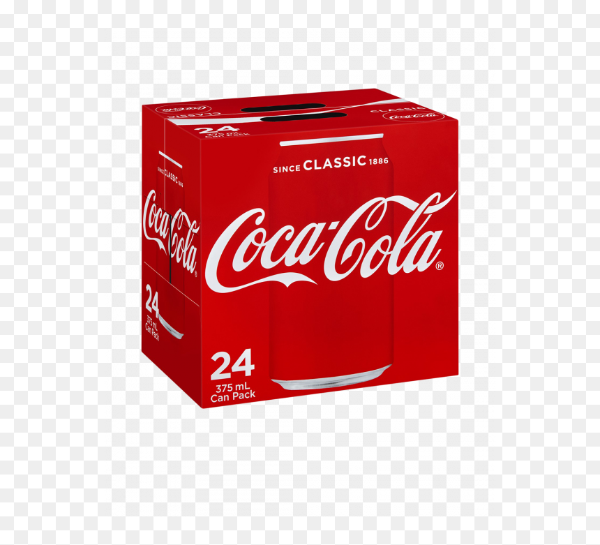 Coca Cola 24 X 375ml, HD Png Download - coca cola can png