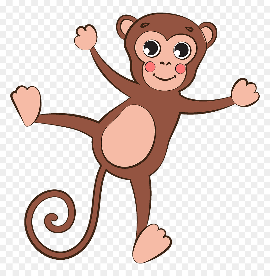 Monkey Clipart, HD Png Download - monkey silhouette png