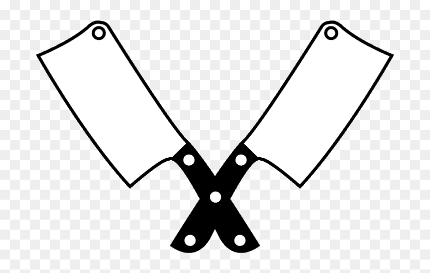 Reed Butchers Knife Logo - Line Art, HD Png Download - butcher knife png