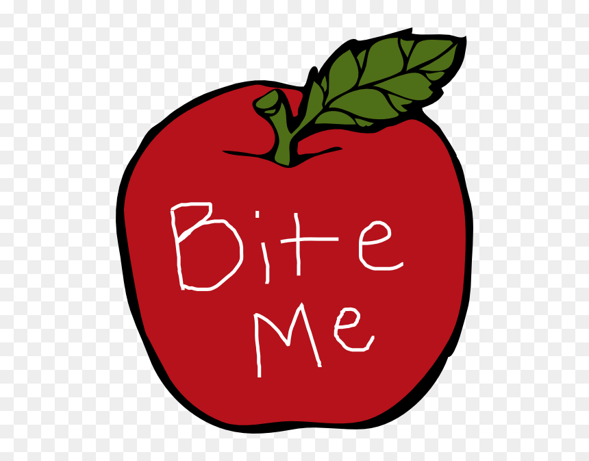 Apple Clip Art, HD Png Download - bitten apple png