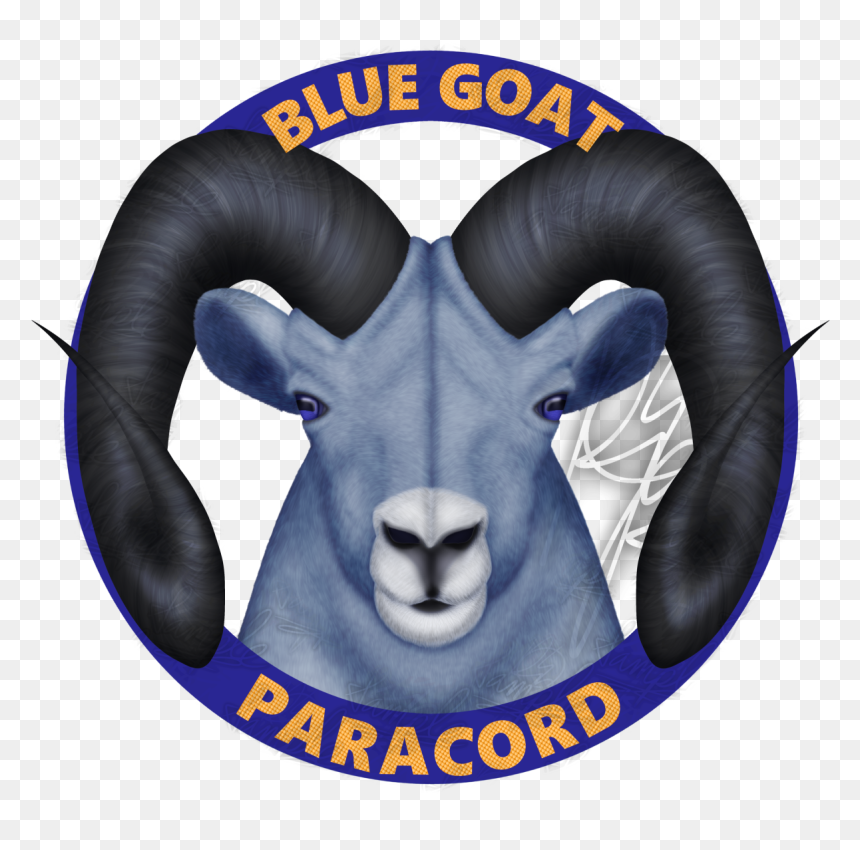 Blue Goat Paracord Logo - Pegatinas Clasicas Renault 8, HD Png Download - goat horns png