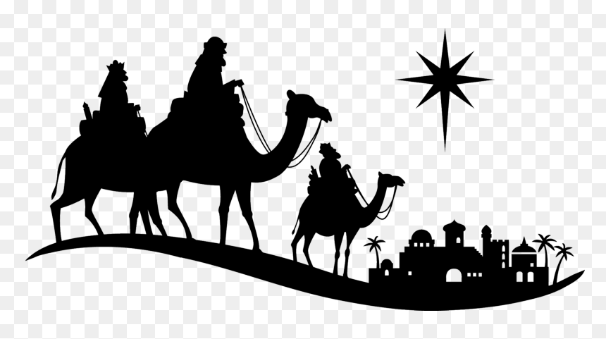 Come To Bethlehem - Star Of Bethlehem Black And White, HD Png Download - star of bethlehem png