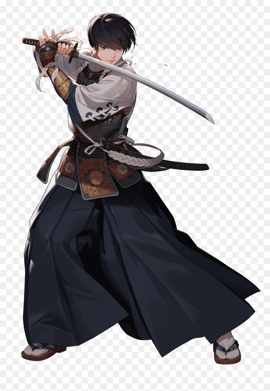 Black Survival Sato Yuki, HD Png Download - samurai sword png