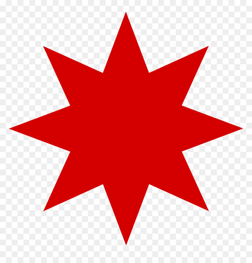 Eight Pointed Star Azerbaijan, HD Png Download - red explosion png
